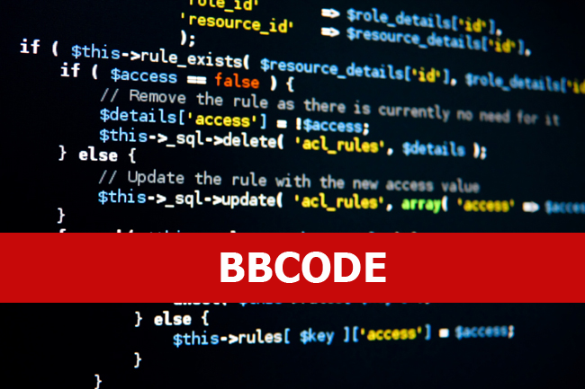 Tạo BBCode Đơn Giản Trong PHP