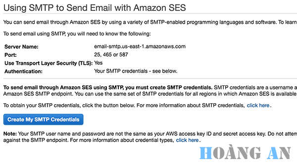 Hướng dẫn thiết lập SMTP Amazon SES cho Opencart