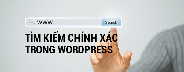 Thiết lập tìm kiếm chính xác trong WordPress