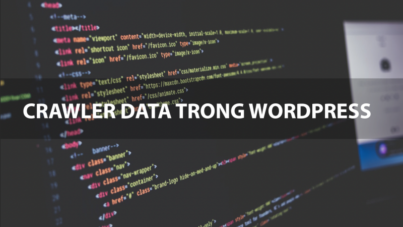 Hướng dẫn Crawler Data trong WordPress