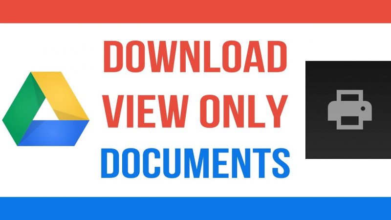 Download File PDF chỉ được xem trên Google Drive